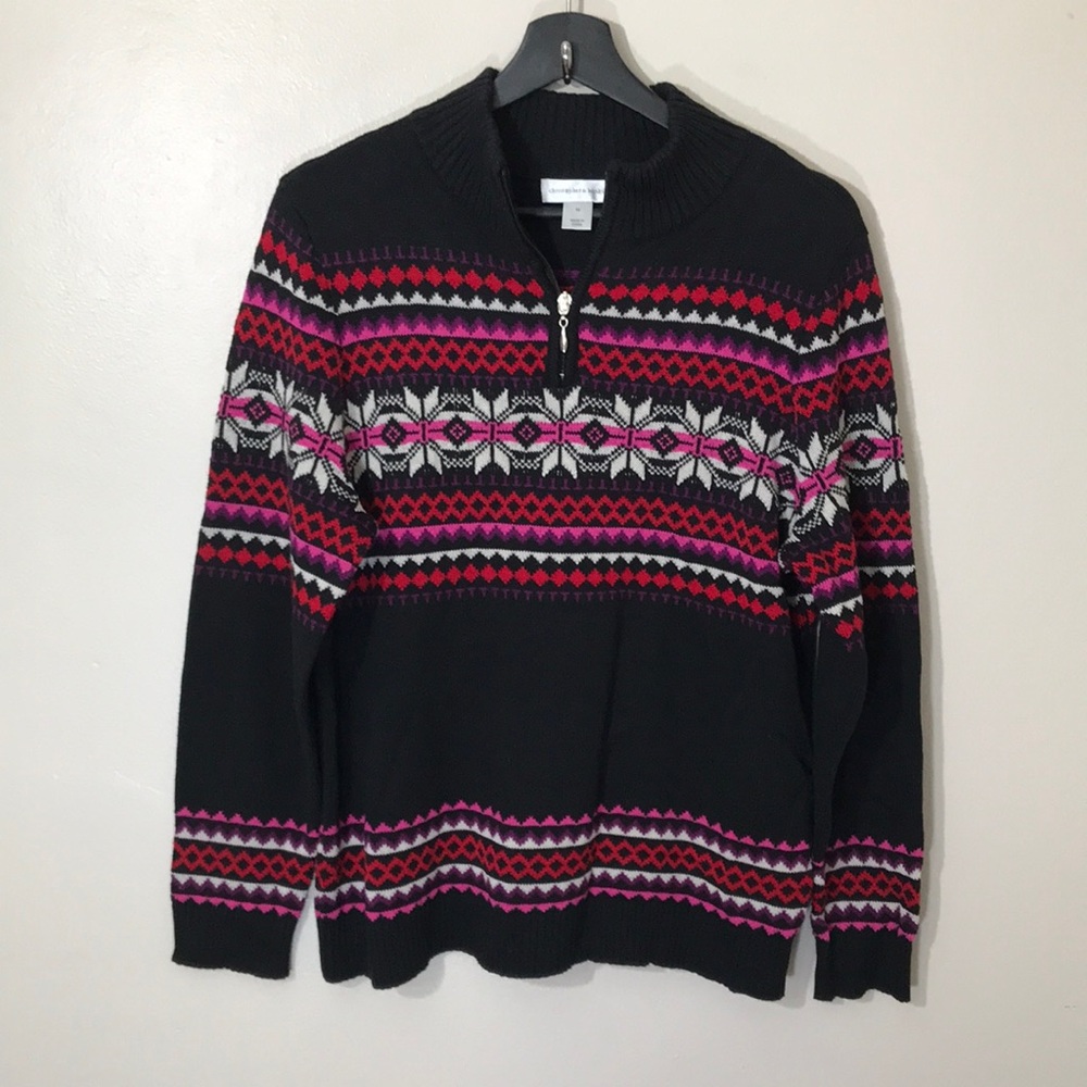 NEW Christopher & Banks Fairisle Sweater